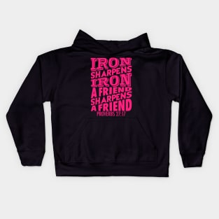 Proverbs 27:17 Kids Hoodie